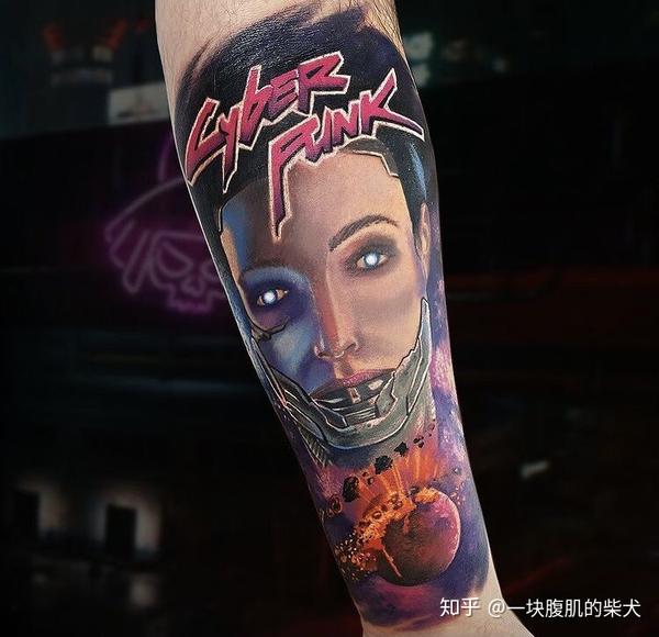 赛博朋克纹身你真的了解赛博朋克吗
