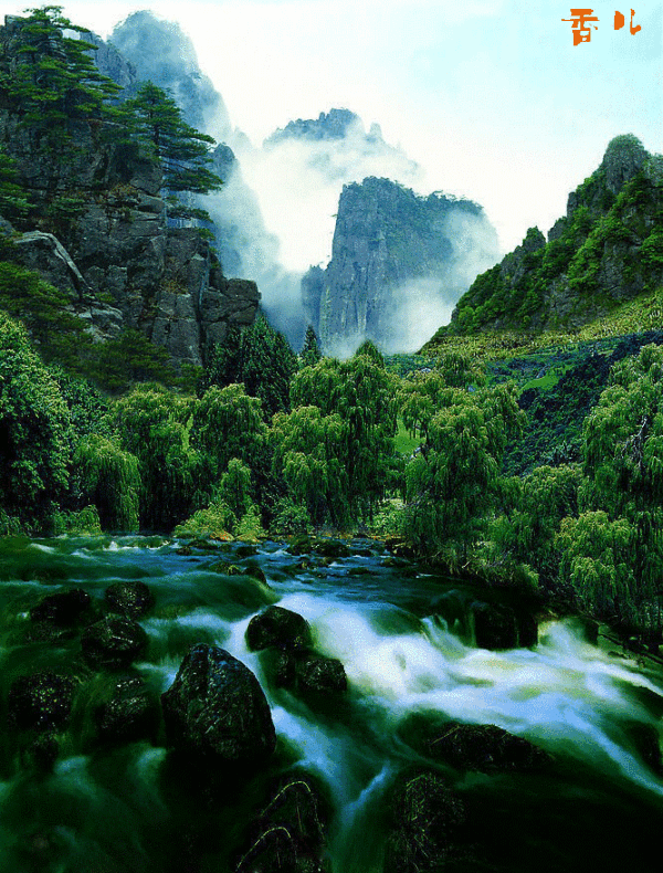 【gif】山水,瀑布 (19) 石头流水 【gif】山水,瀑布 (20) 石头流水