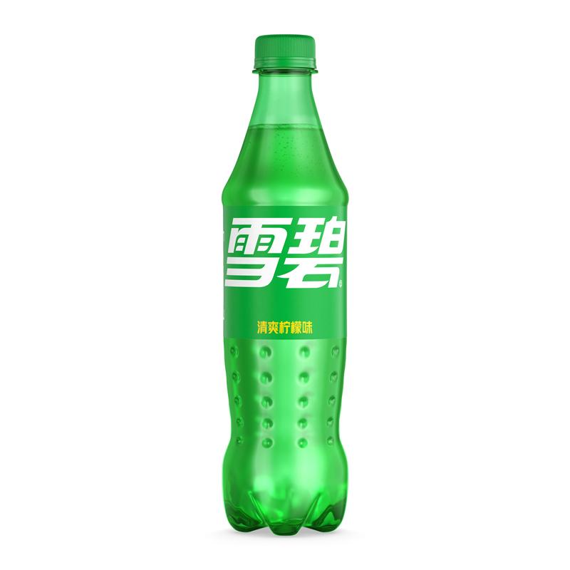 雪碧 sprite 柠檬味 汽水 碳酸饮料 500/600ml*24瓶 整箱装 可口可乐