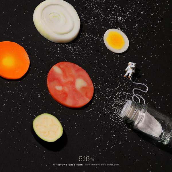 如果你不安分待在美食地球,还可以去外太空转一圈