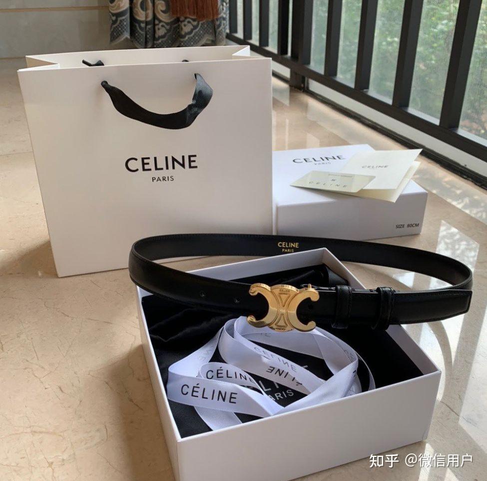 百元二手中古celine凯旋门腰带