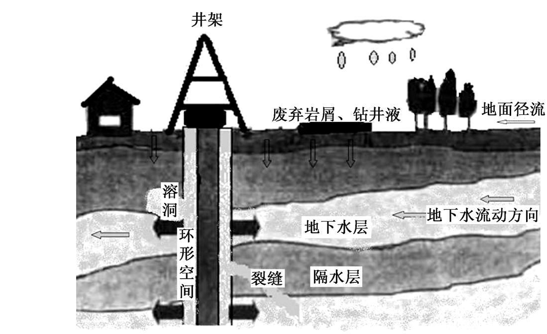 污染源的分布和污染物在地下水中扩散形式是布设污染控制监测井的首要