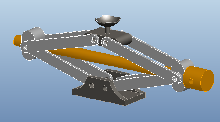 proe(creo)千斤顶机构仿真,超简单!
