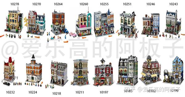 【乐高lego选购指南】城市街景系列盘点推荐(这是属于