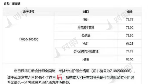 注册会计师成绩为什么老是不出来