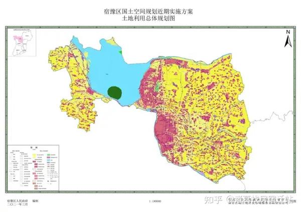 沭阳县国土空间规划近期实施方案 土地利用总体规划图