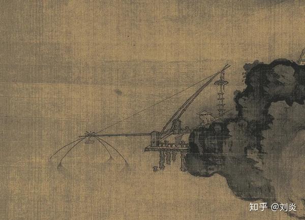 董源夏景山口待渡图