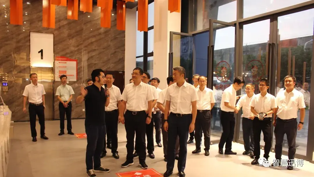 热烈欢迎浙江省绍兴市上虞区区委书记胡华良及浙江省丽水市遂昌县委