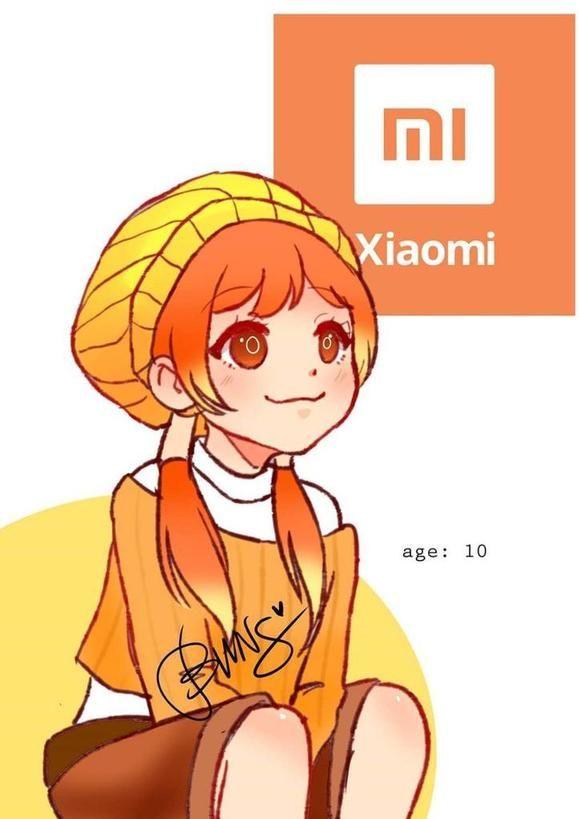 各家手机厂商拟人化画师不明侵删