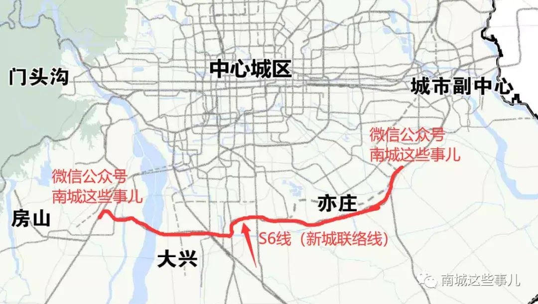 南城君根据官方图推测14号线三期(西延,张郭庄向西,途经云岗,最后