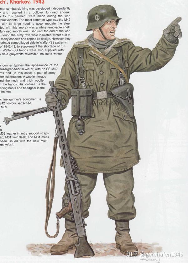 二战德军冬季个人装备彩绘展示之一