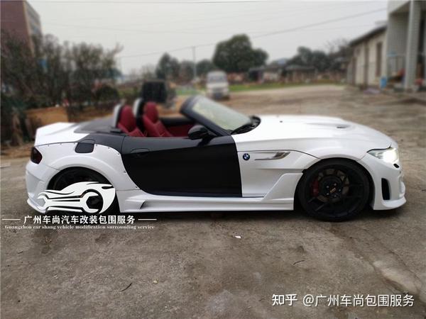 宝马z4改装宽体大包围 bmw e89升级d款套件 前后杠尾盖机盖大包围