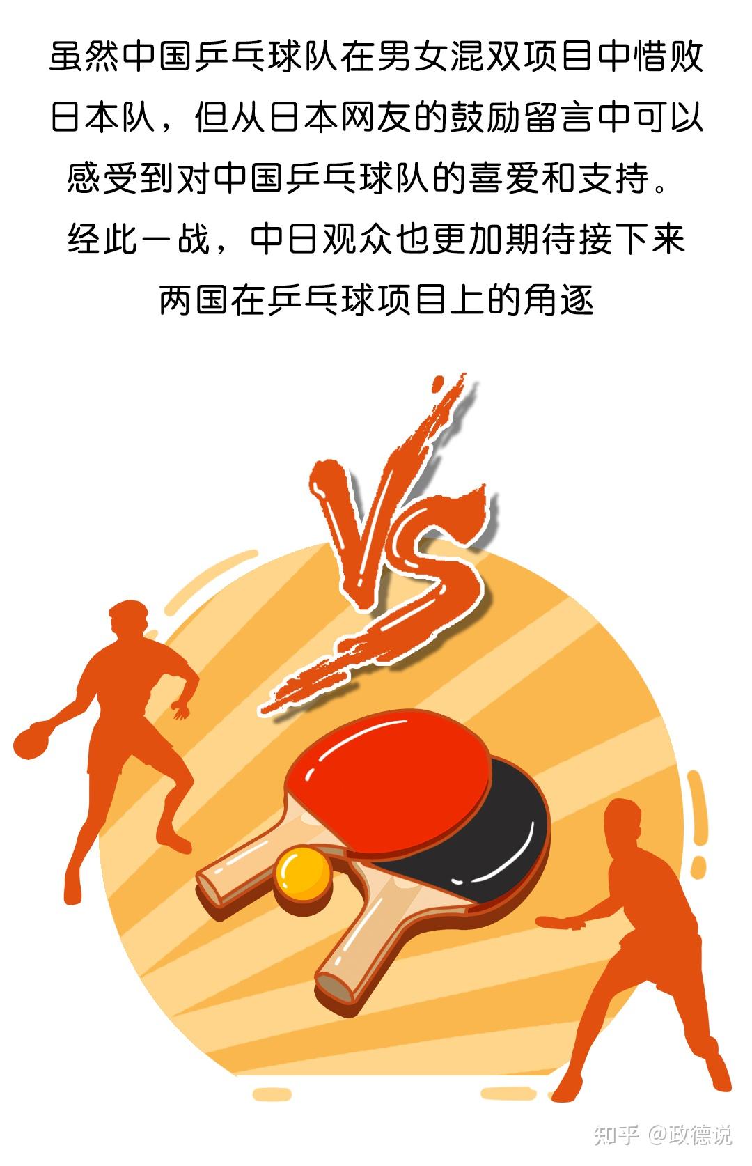 漫画中国乒乓球男女混双惜败日本女单金牌战成焦点
