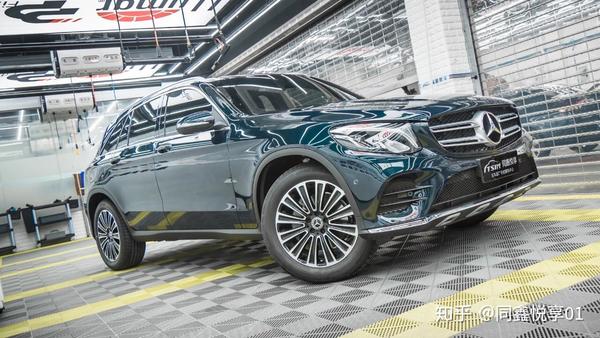 奔驰glc260l松石绿,奔驰glc300松石绿 奔驰glc260l松石绿全车龙膜g2隐形车衣