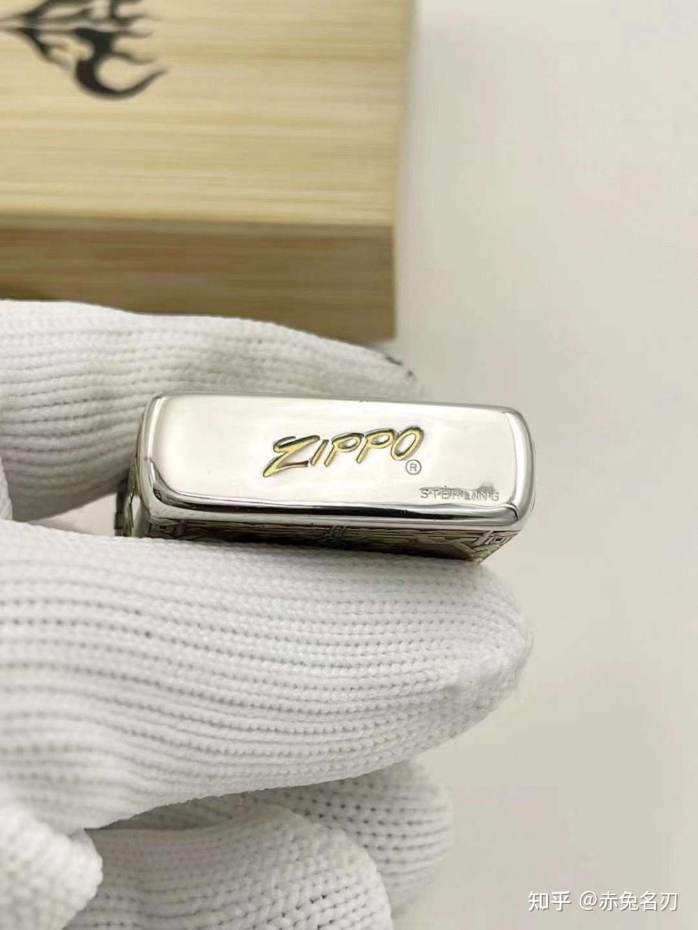 zippo纯银錾金魔兽世界藏品