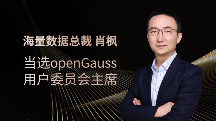 海量数据总裁肖枫当选opengauss开源社区首届用户委员会主席