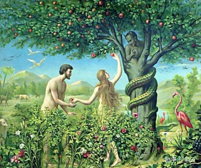 女娲造人传说,以及《圣经》里上帝创造亚当和夏娃的故事,这两个造人