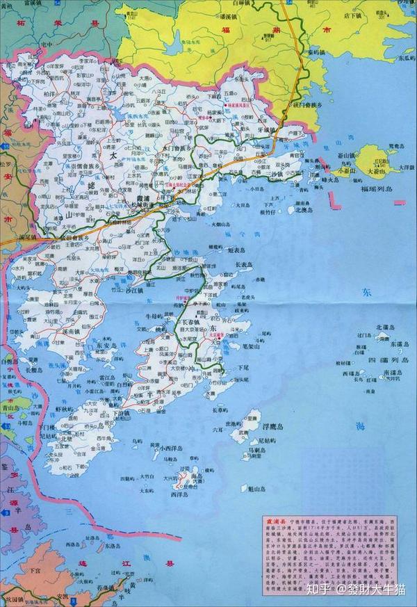 霞浦县地图