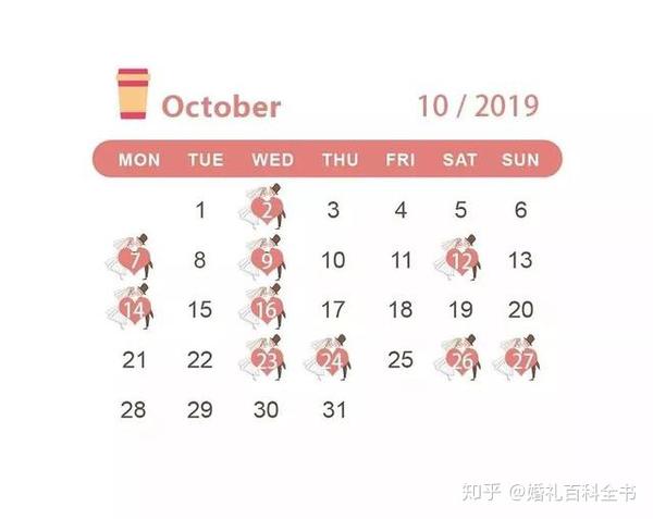 2019结婚吉日奉上!这些"好日子"请自收