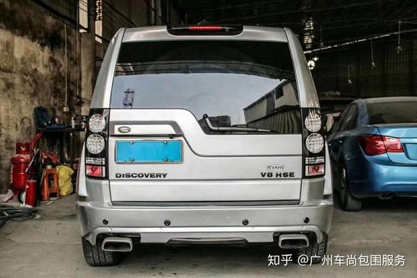 路虎发现4改装新款路虎揽胜行政版hamann宽体大包围