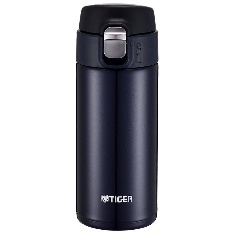 原价$169现价$149虎牌tiger梦重力单手弹盖保温保冷杯壶蓝黑色360ml