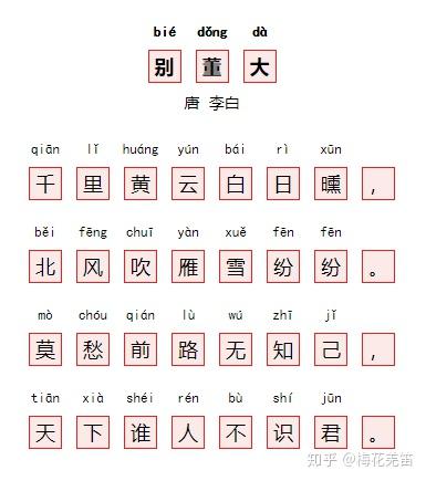 别董大唐李白拼音版古诗文赏析