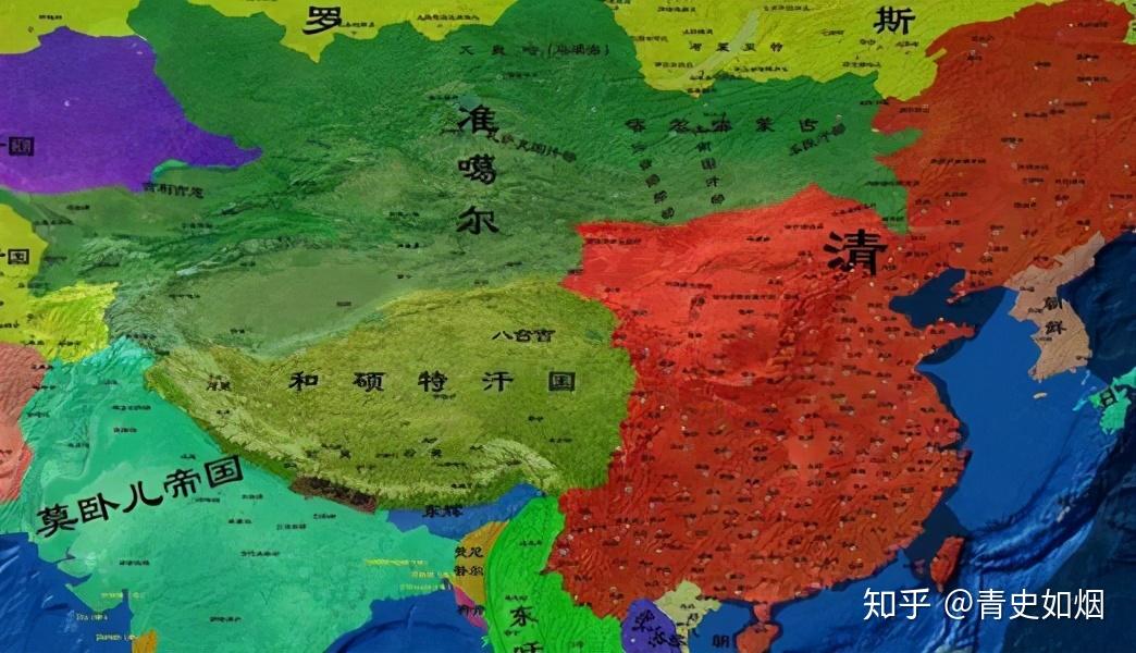如果当时清朝没有搞定准噶尔汗国的话,毫不夸张地说,中国现有的九百六