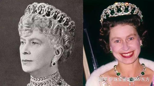 玛丽王后委托皇室御用珠宝商garrard将钻石补齐后,还想到了一冠三用