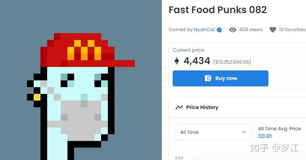 一,cryptopunks 加密朋克 在头像nft系列中,不得不提nft鼻祖crypto