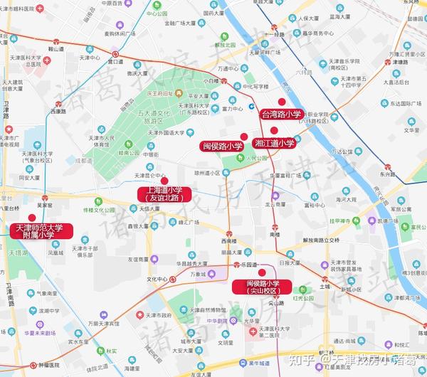 河西区中小学/片区选择/房价详解!