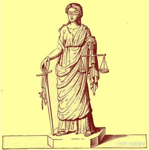 忒弥斯,更为人熟知的名字是"蒙眼的正义女神"