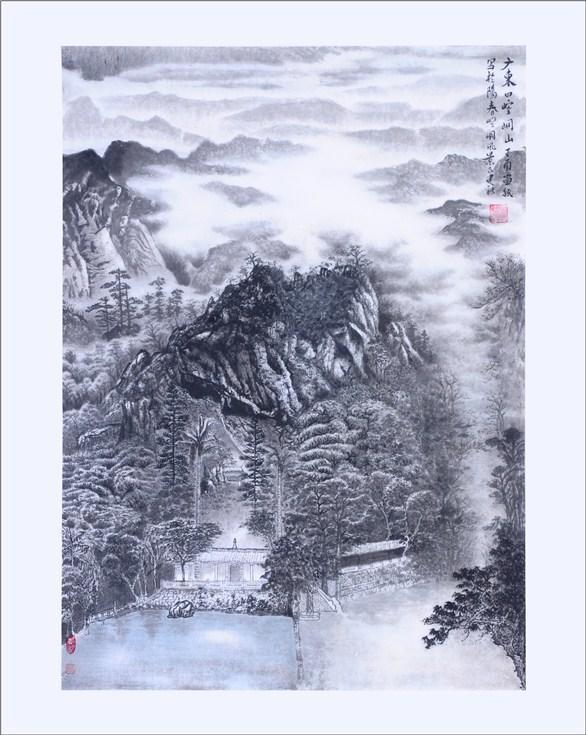 山水画家张建新——重峦叠嶂 高山流水