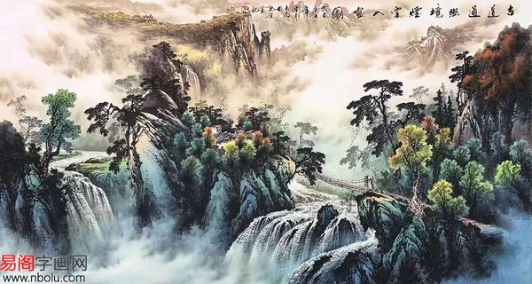 2021年山水图片,2021新版山水微信头像 2021年哪位画家的山水画值钱?他到底好在哪?