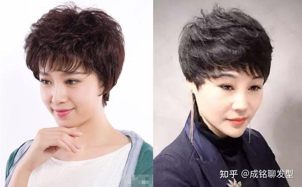 适合五六十岁女人的烫发发型,第一干练,第二减龄,第三