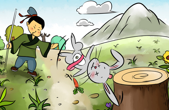 0393翻译: 守株待兔 (韩非子)