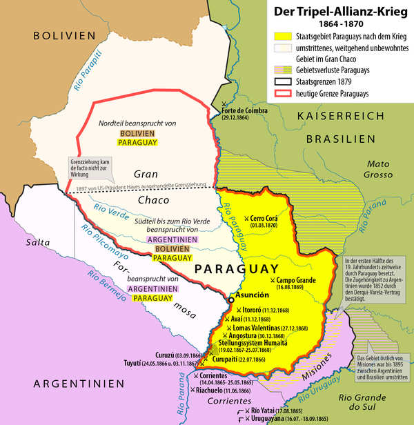 巴拉圭战争,巴拉圭能否通过外交和谋略避免惨败?