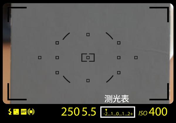 测光"模式 使用光圈优先模式(av),快门优先模式(tv)或者p模式摄影时