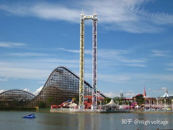 上海欢乐谷的天地双雄(双太空梭)