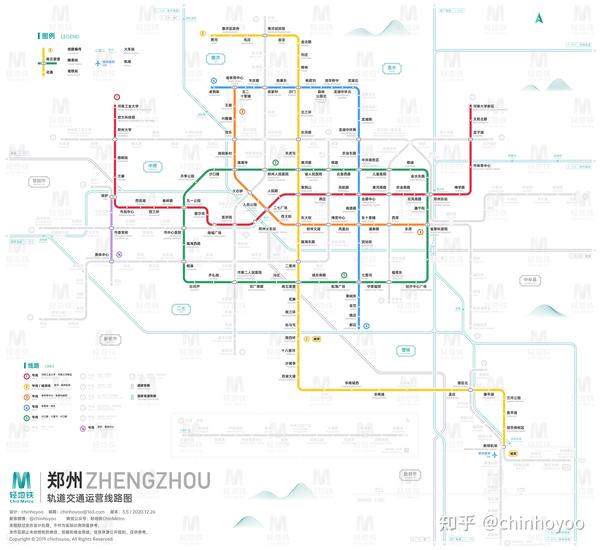 郑州轨道交通线路图2025运营版