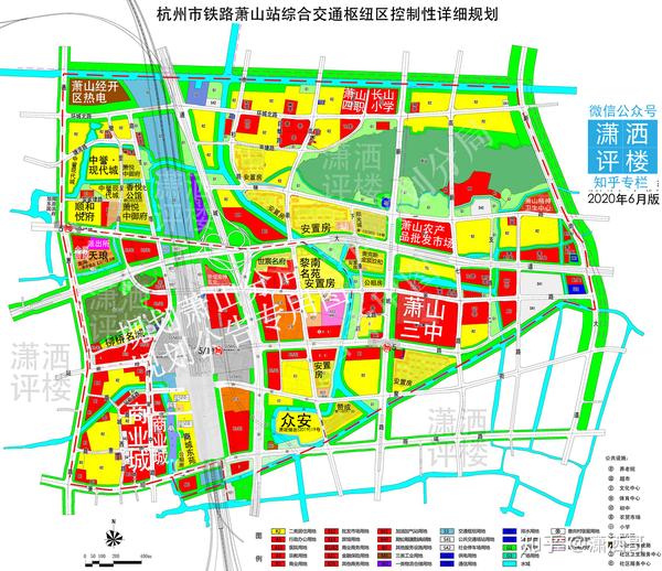 2020年萧山区楼盘存量及规划图汇总