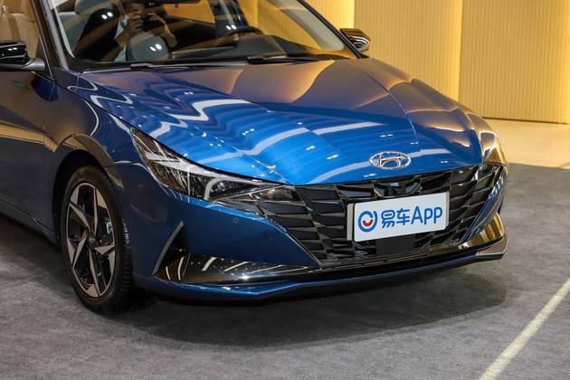 现代elantra2021,现代elantra2020 旗鼓相当北京现代第七代伊兰特对比2021款大众朗逸