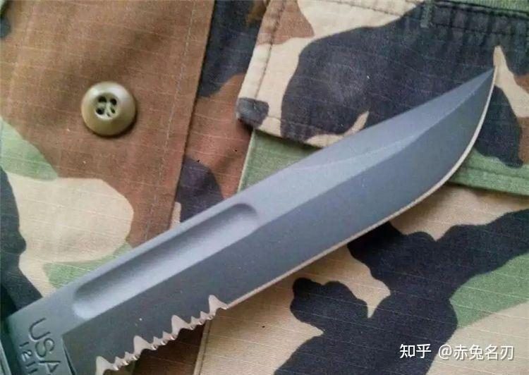 kabar美国卡巴1214标准战术半齿直刀