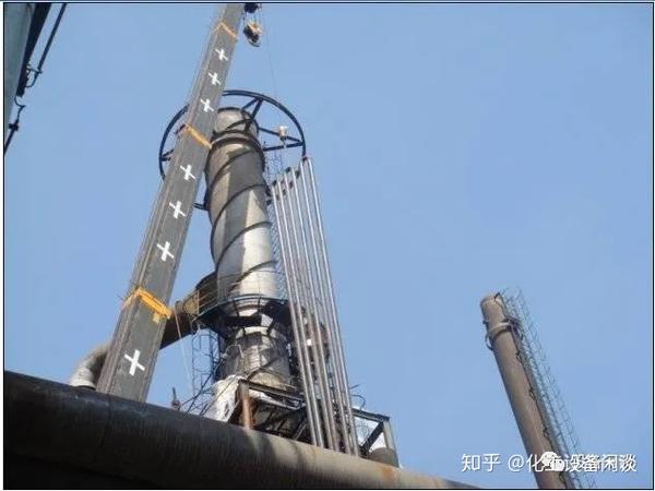 加热炉烟囱安装破风圈