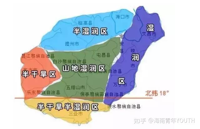 海南气候地图