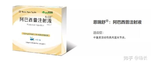 "恩瑞舒"阿巴西普注射液是第一个也是唯一获准在中国销售的通过靶向t