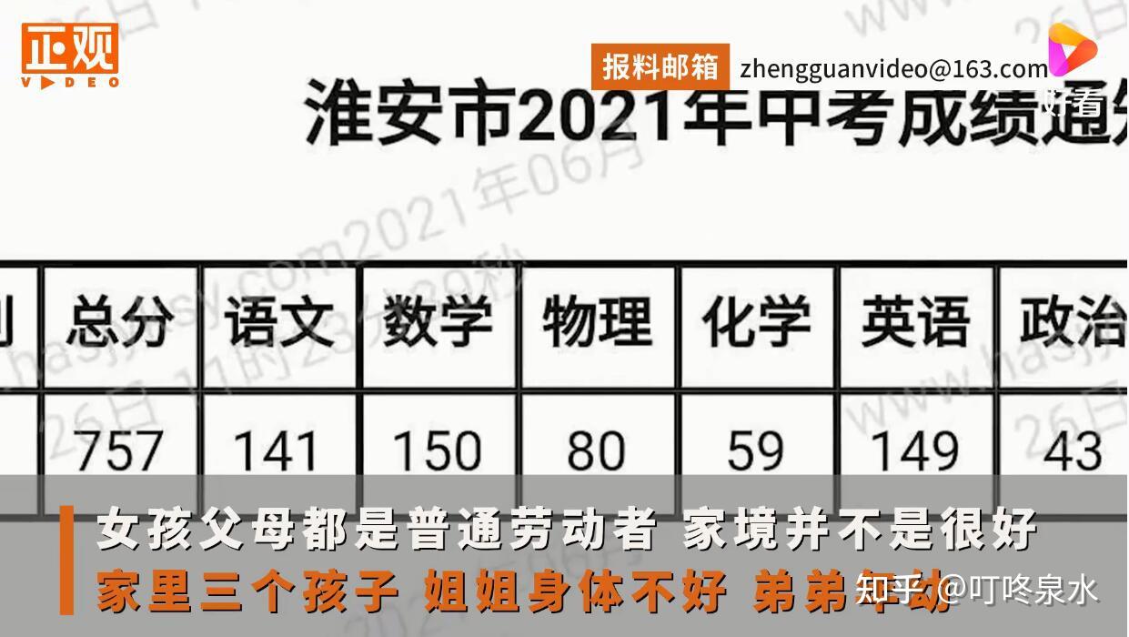 班主任回应女孩中考757分8门满分这是咋情况