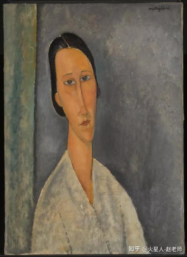 表现主义代表画家莫迪里阿尼的经典长脸女郎
