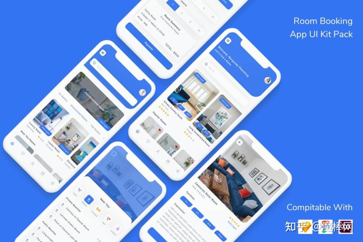 高端大气app设计uikits模板素材下载figmasketchadobexd