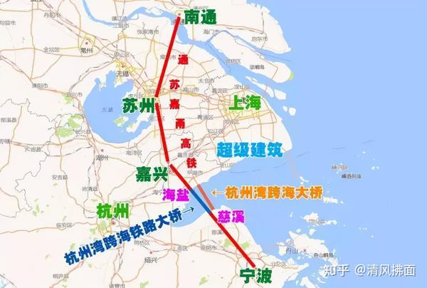 沪嘉甬铁路,国家高速铁路网"八纵八横"主骨架之一,项目建成后,将大大