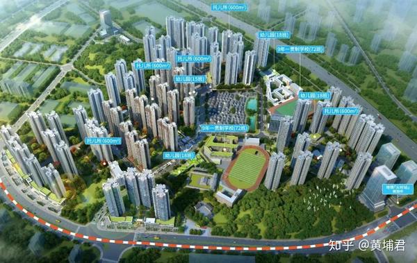 约6000户,楼盘内是有一块空地专门作为教育配套用地,但具体是什么学校
